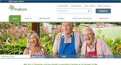 Desktop Screenshot of anglicare.org.au