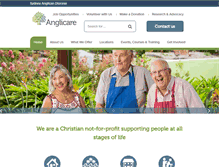 Tablet Screenshot of anglicare.org.au