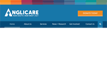 Tablet Screenshot of anglicare.com.au