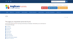 Desktop Screenshot of anglicare.asn.au